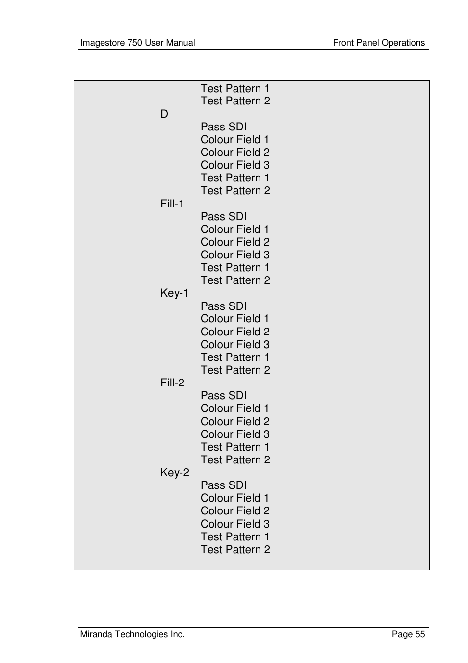 Grass Valley Imagestore 750 v.2.0.1 User Manual | Page 55 / 421