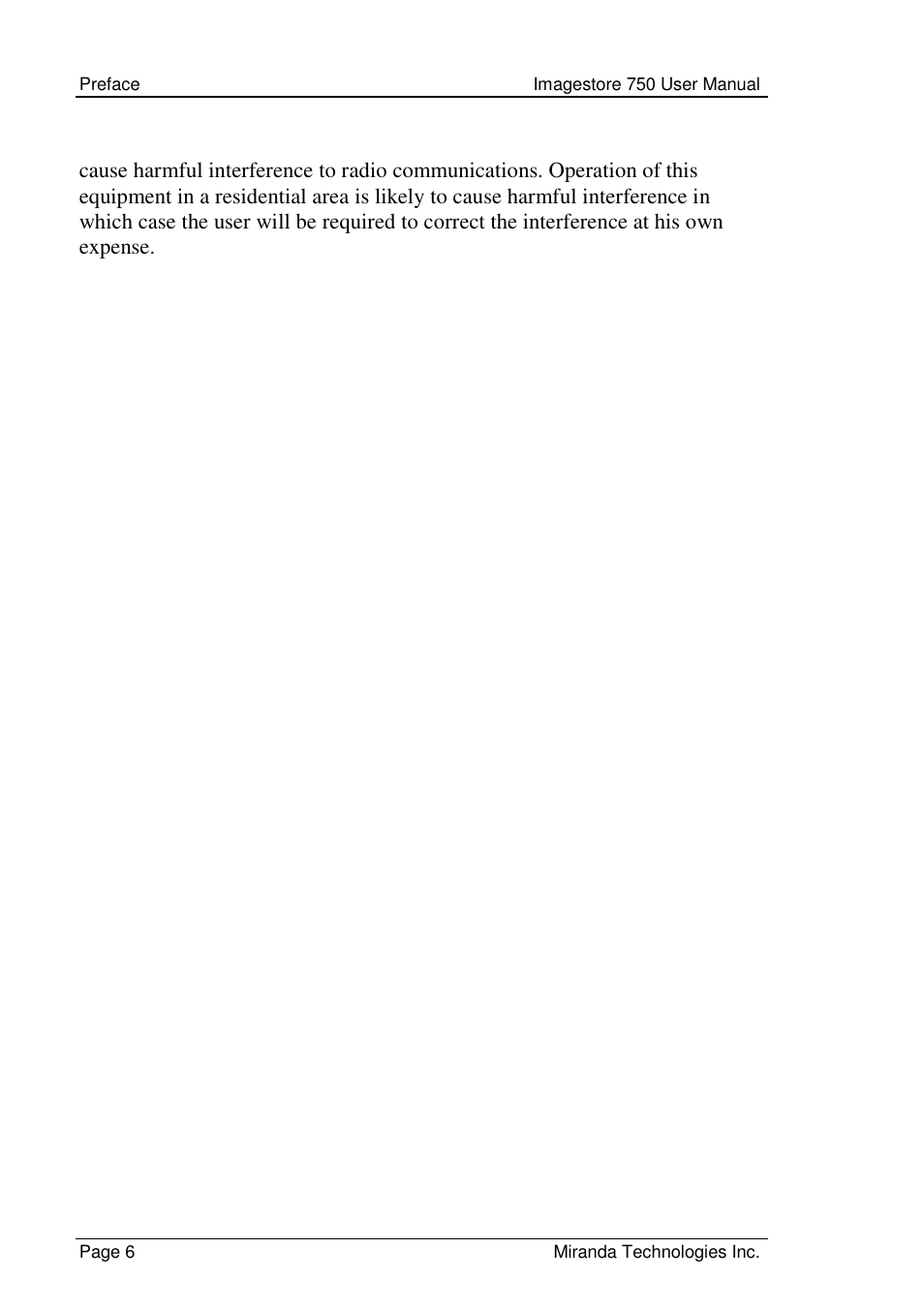 Grass Valley Imagestore 750 v.2.0.1 User Manual | Page 6 / 421