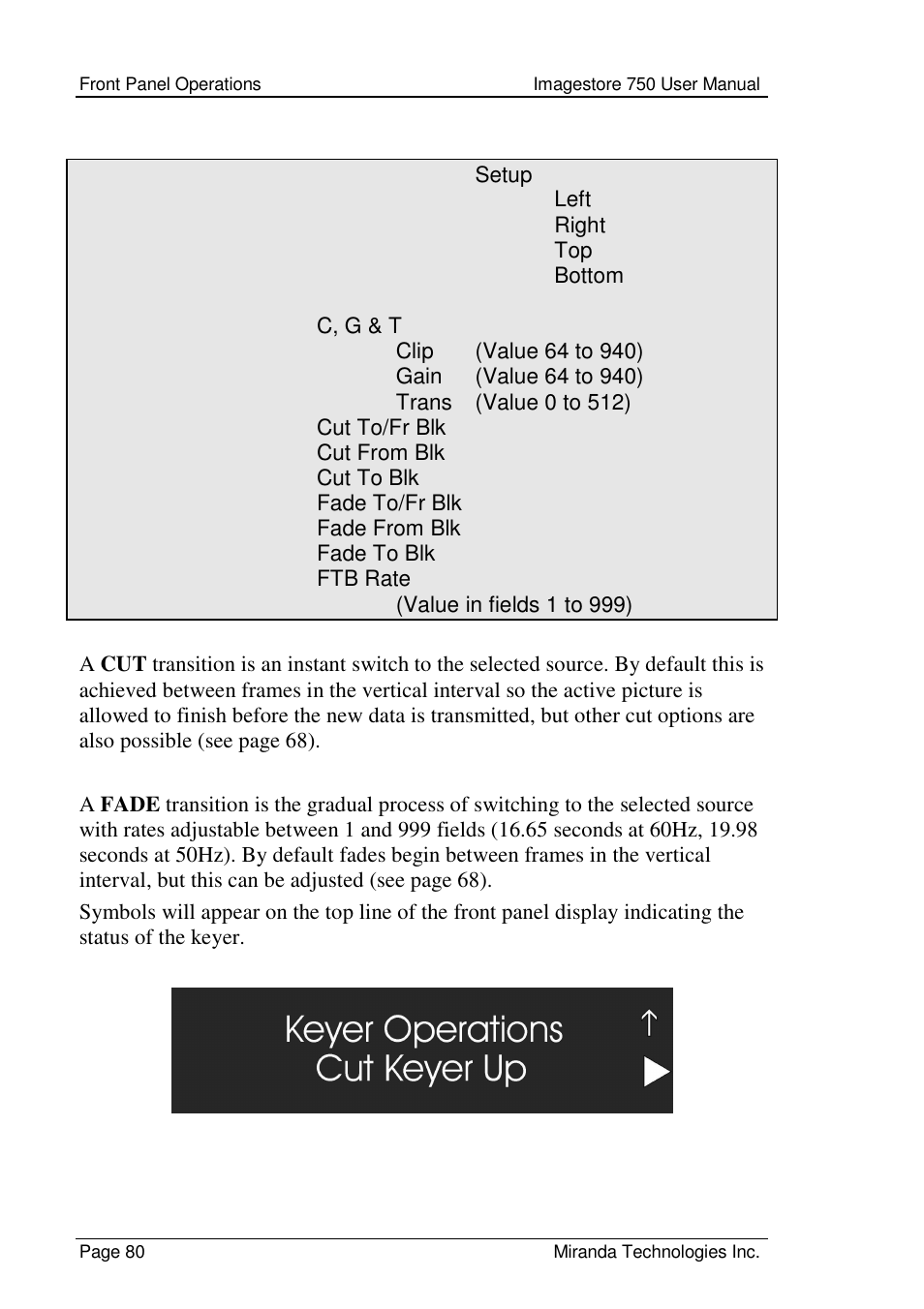 Grass Valley Imagestore 750 v.2.0.1 User Manual | Page 80 / 421