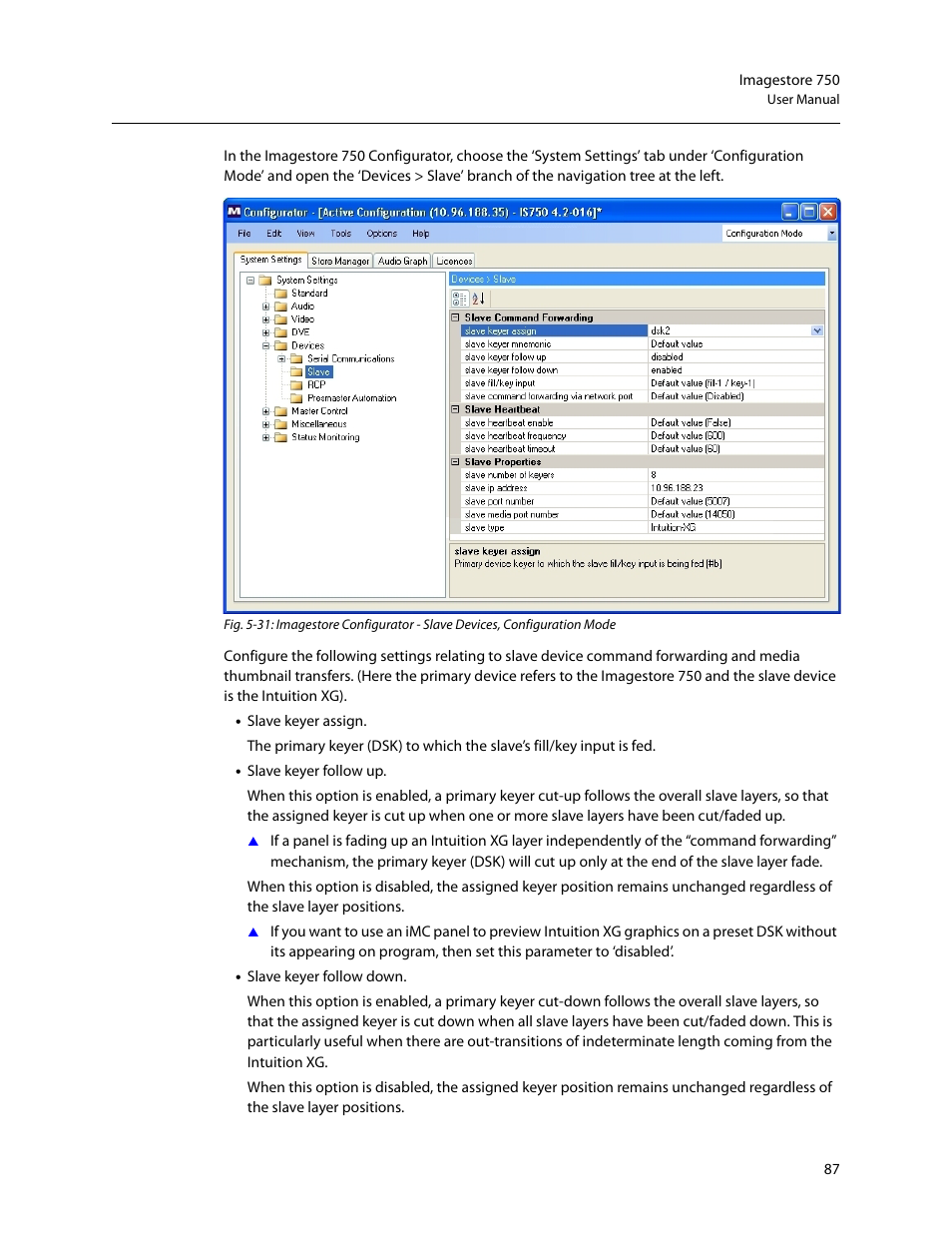 Grass Valley Imagestore 750 v.3.0.1 User Manual | Page 103 / 273