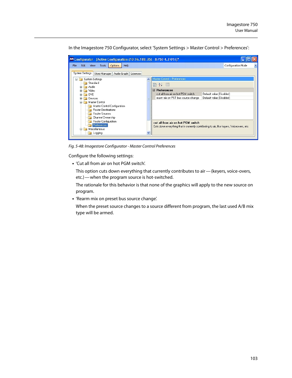 Grass Valley Imagestore 750 v.3.0.1 User Manual | Page 119 / 273