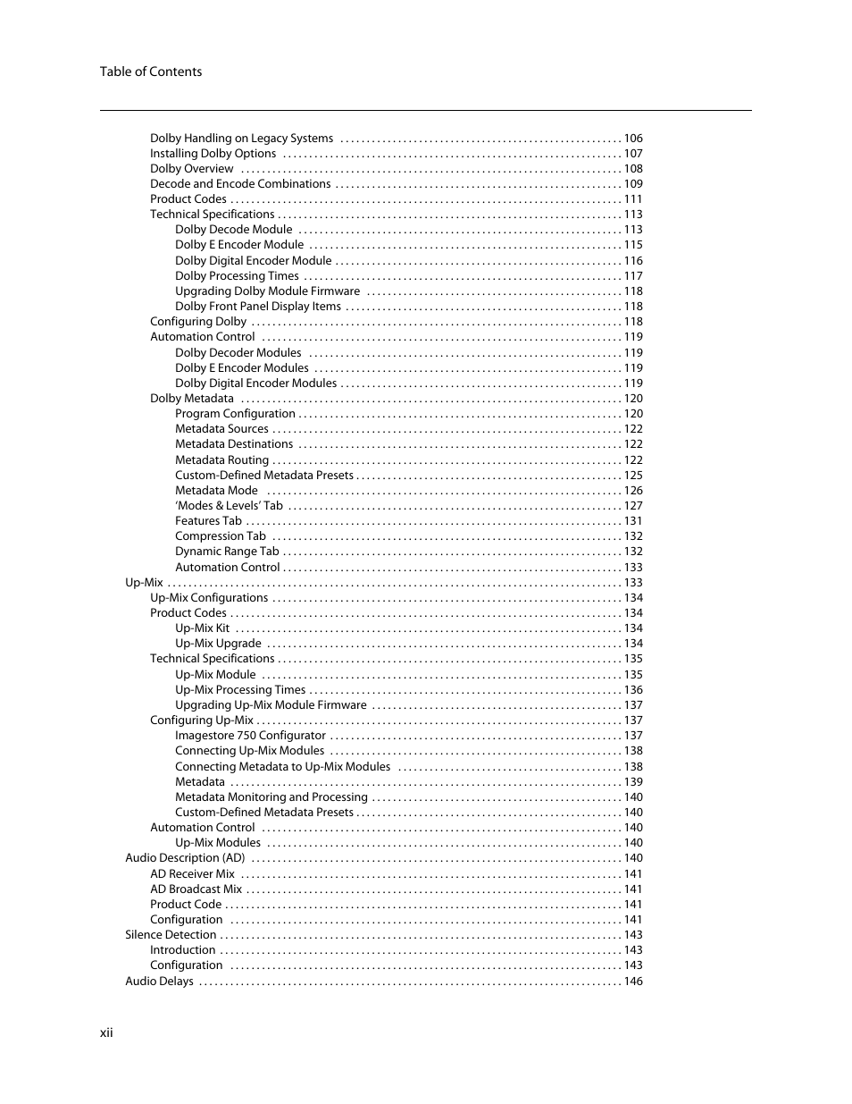 Grass Valley Imagestore 750 v.3.0.1 User Manual | Page 12 / 273