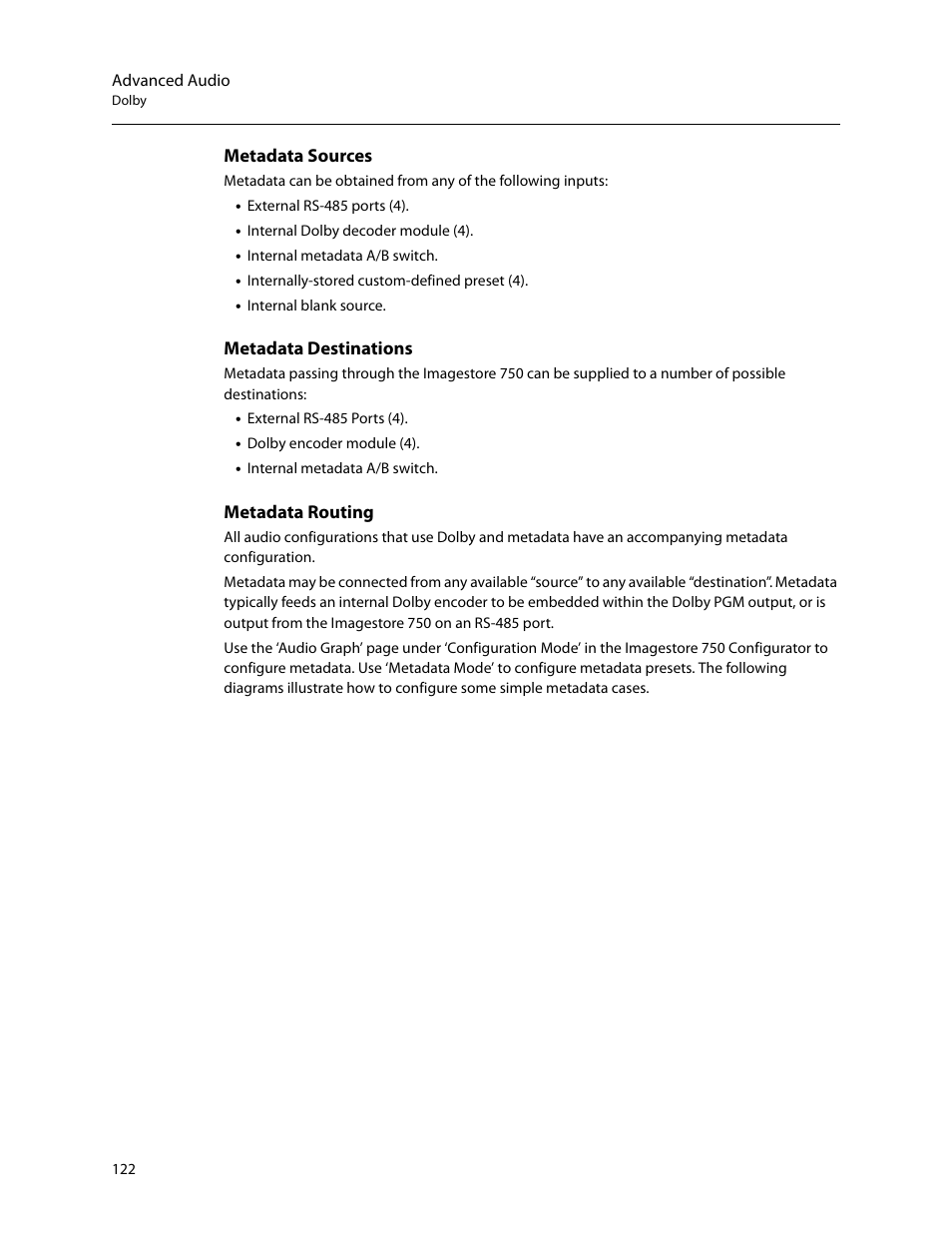 Grass Valley Imagestore 750 v.3.0.1 User Manual | Page 138 / 273