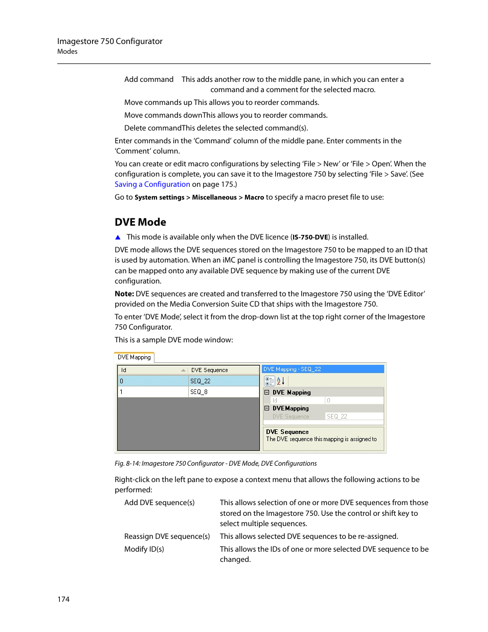 Dve mode | Grass Valley Imagestore 750 v.3.0.1 User Manual | Page 190 / 273