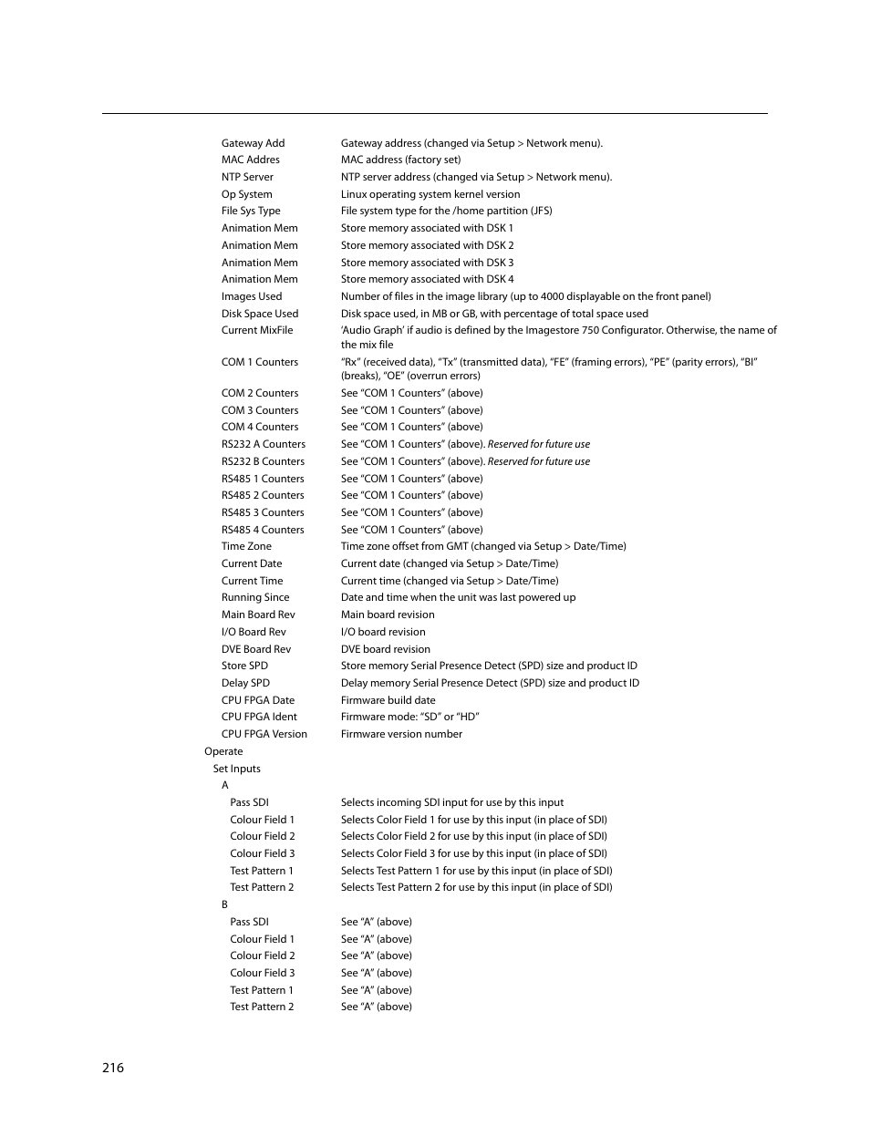 Grass Valley Imagestore 750 v.3.0.1 User Manual | Page 232 / 273