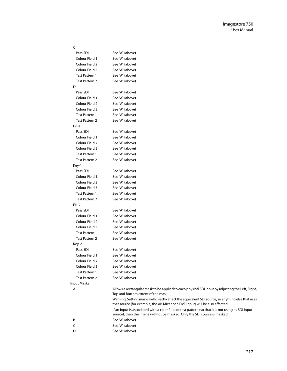 Grass Valley Imagestore 750 v.3.0.1 User Manual | Page 233 / 273