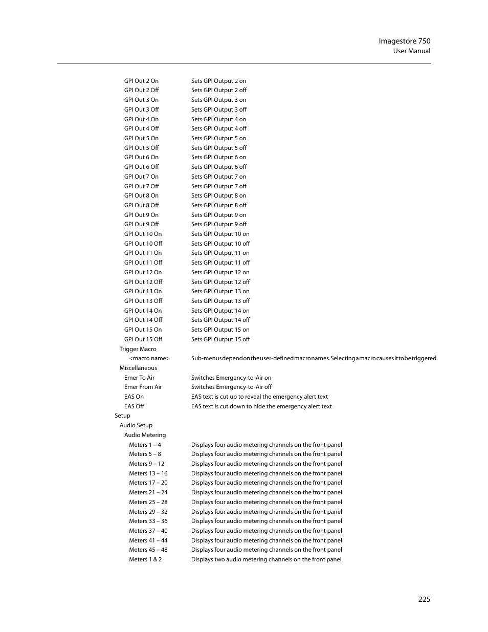 Grass Valley Imagestore 750 v.3.0.1 User Manual | Page 241 / 273