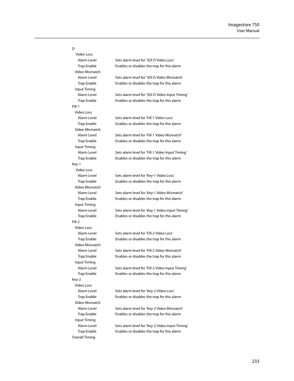 Grass Valley Imagestore 750 v.3.0.1 User Manual | Page 249 / 273