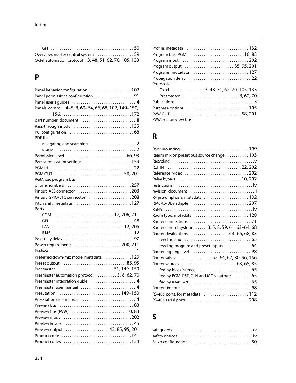 Grass Valley Imagestore 750 v.3.0.1 User Manual | Page 270 / 273