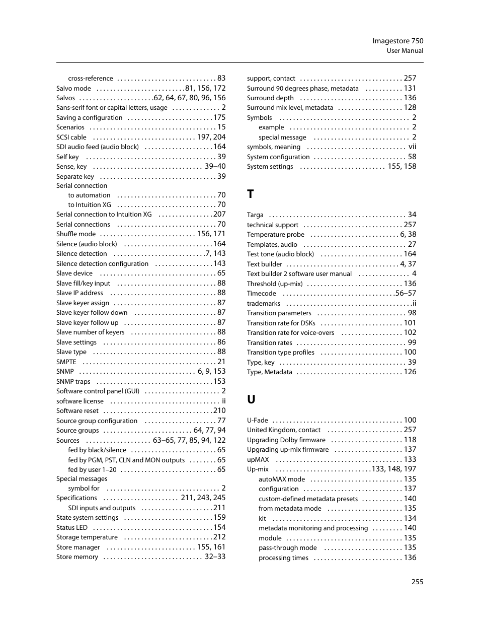 Grass Valley Imagestore 750 v.3.0.1 User Manual | Page 271 / 273