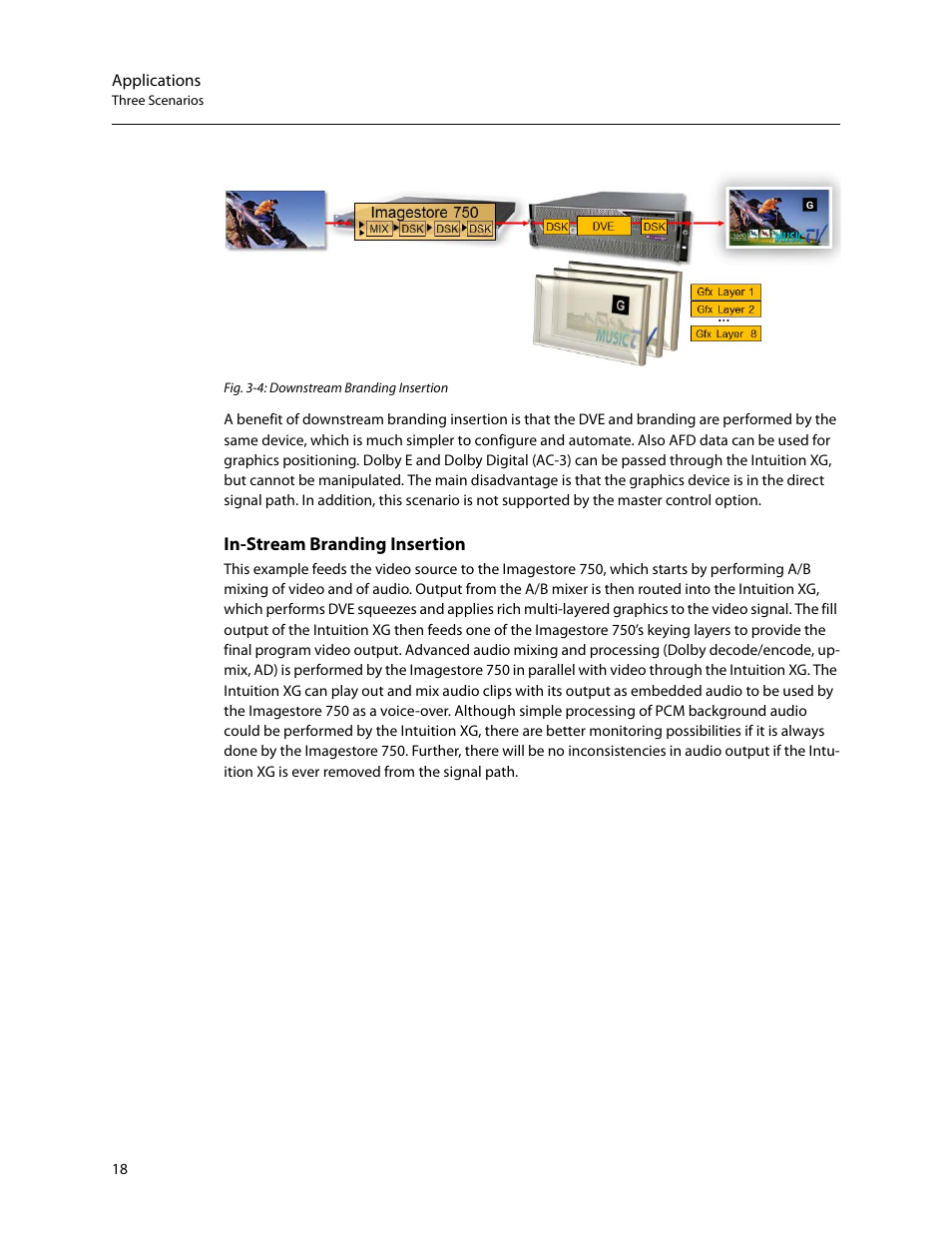 In-stream branding insertion | Grass Valley Imagestore 750 v.3.0.1 User Manual | Page 34 / 273