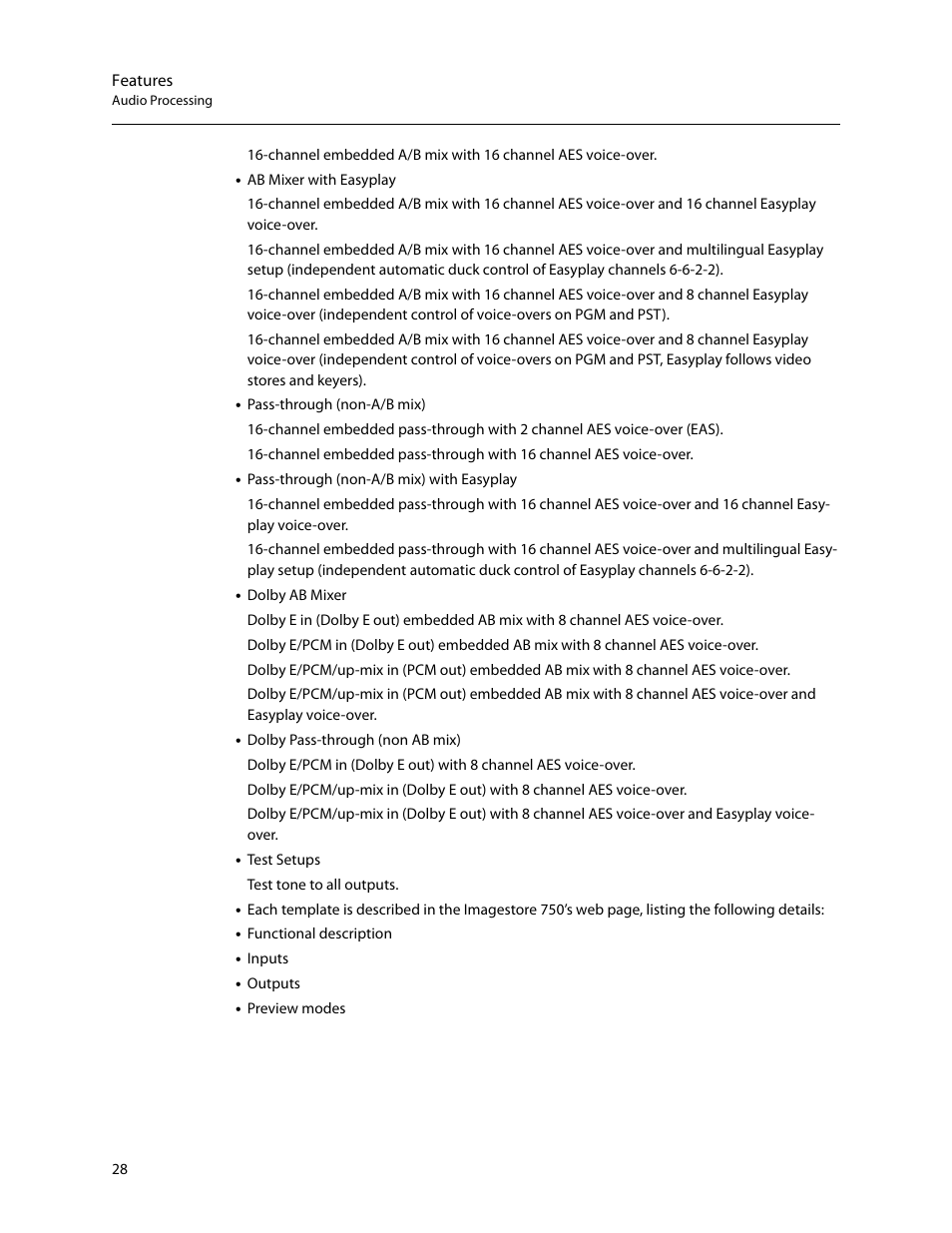 Grass Valley Imagestore 750 v.3.0.1 User Manual | Page 44 / 273