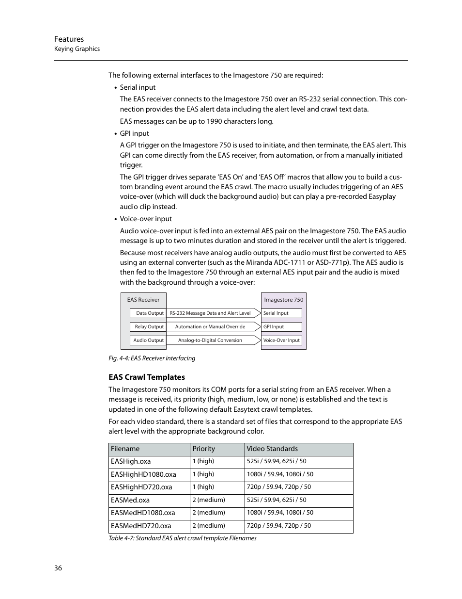 Grass Valley Imagestore 750 v.3.0.1 User Manual | Page 52 / 273
