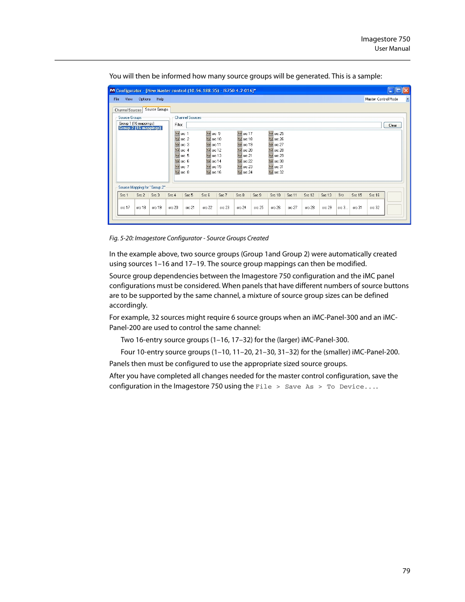 Grass Valley Imagestore 750 v.3.0.1 User Manual | Page 95 / 273