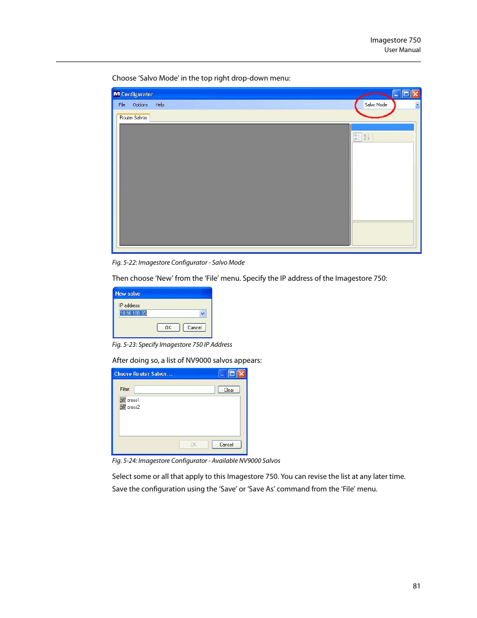 Grass Valley Imagestore 750 v.3.0.1 User Manual | Page 97 / 273