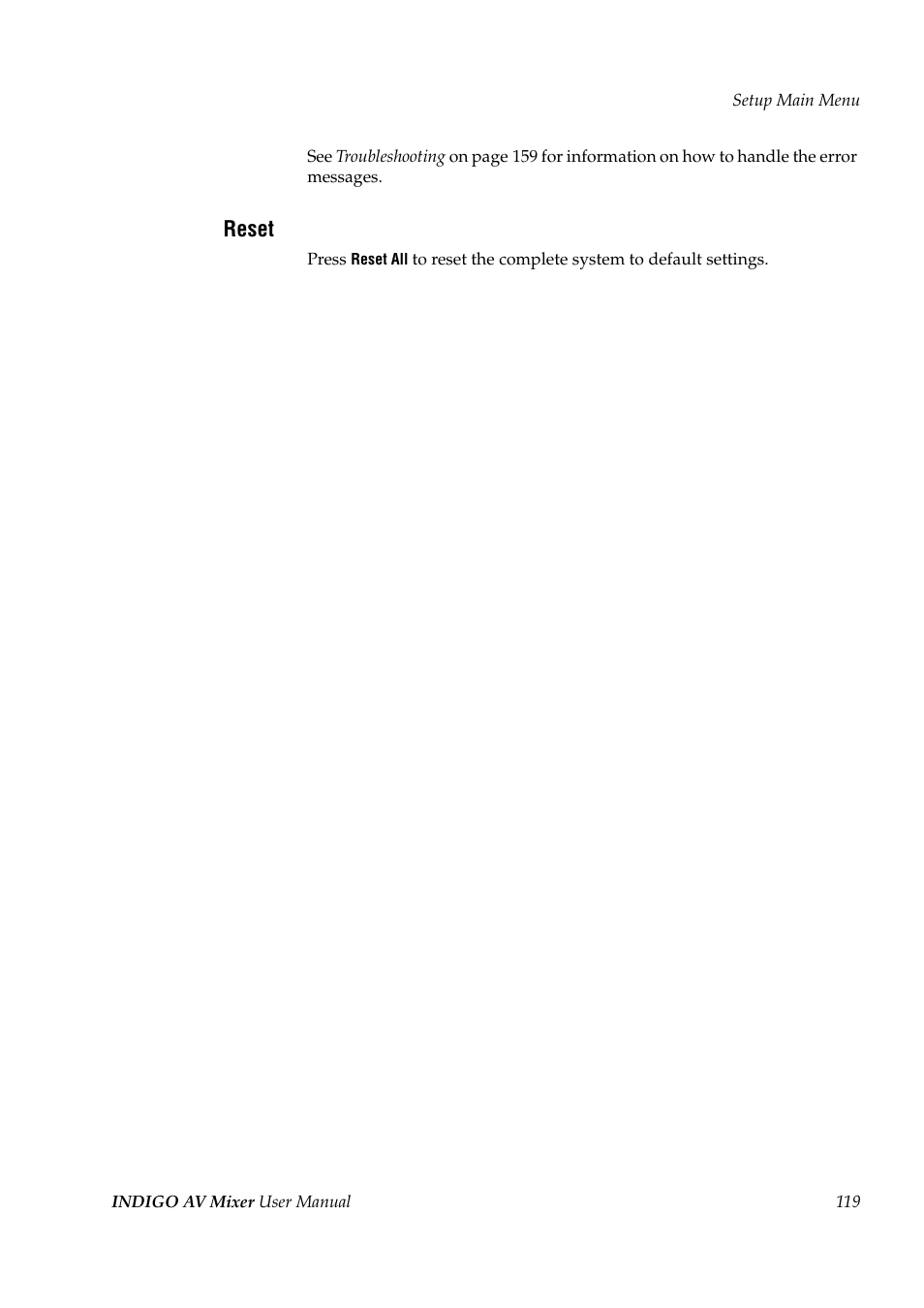 Grass Valley Indigo AV Mixer v.1.2.2 User Manual | Page 119 / 174