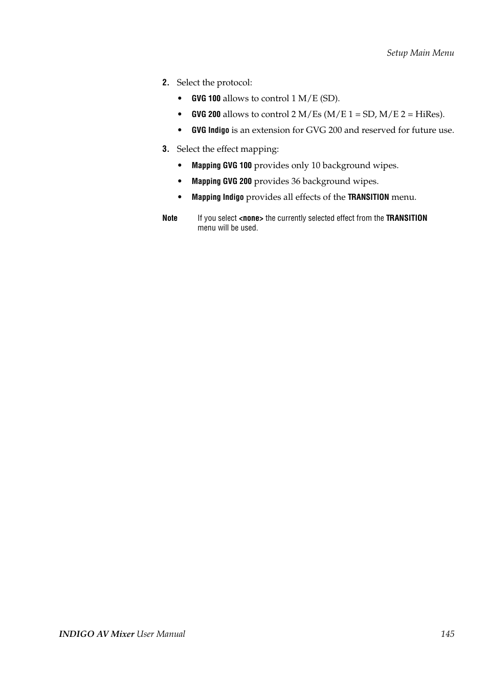 Grass Valley Indigo AV Mixer v.1.2.2 User Manual | Page 145 / 174