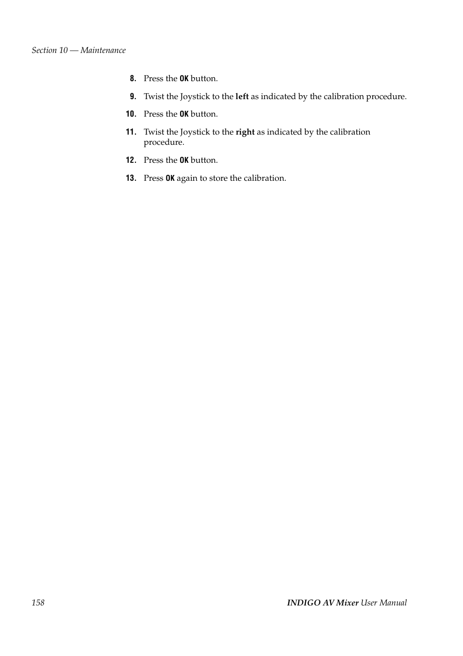 Grass Valley Indigo AV Mixer v.1.2.2 User Manual | Page 158 / 174