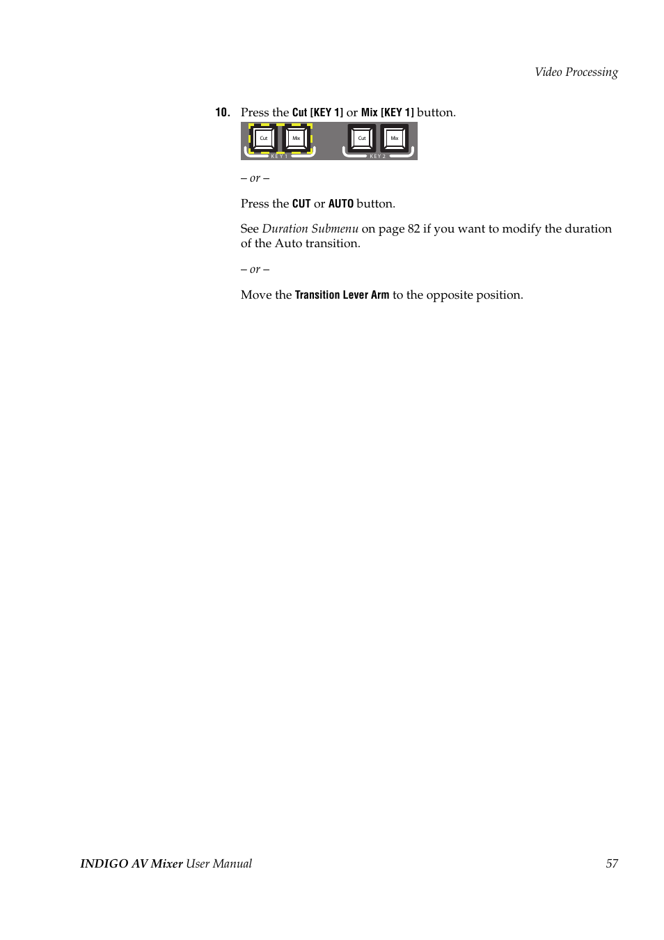 Grass Valley Indigo AV Mixer v.1.2.2 User Manual | Page 57 / 174