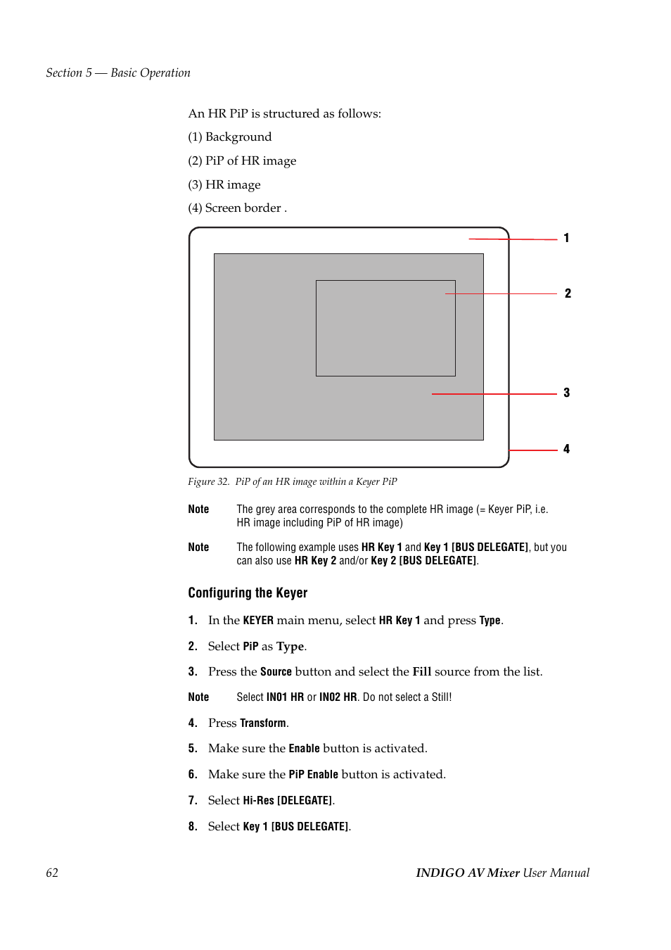 Grass Valley Indigo AV Mixer v.1.2.2 User Manual | Page 62 / 174