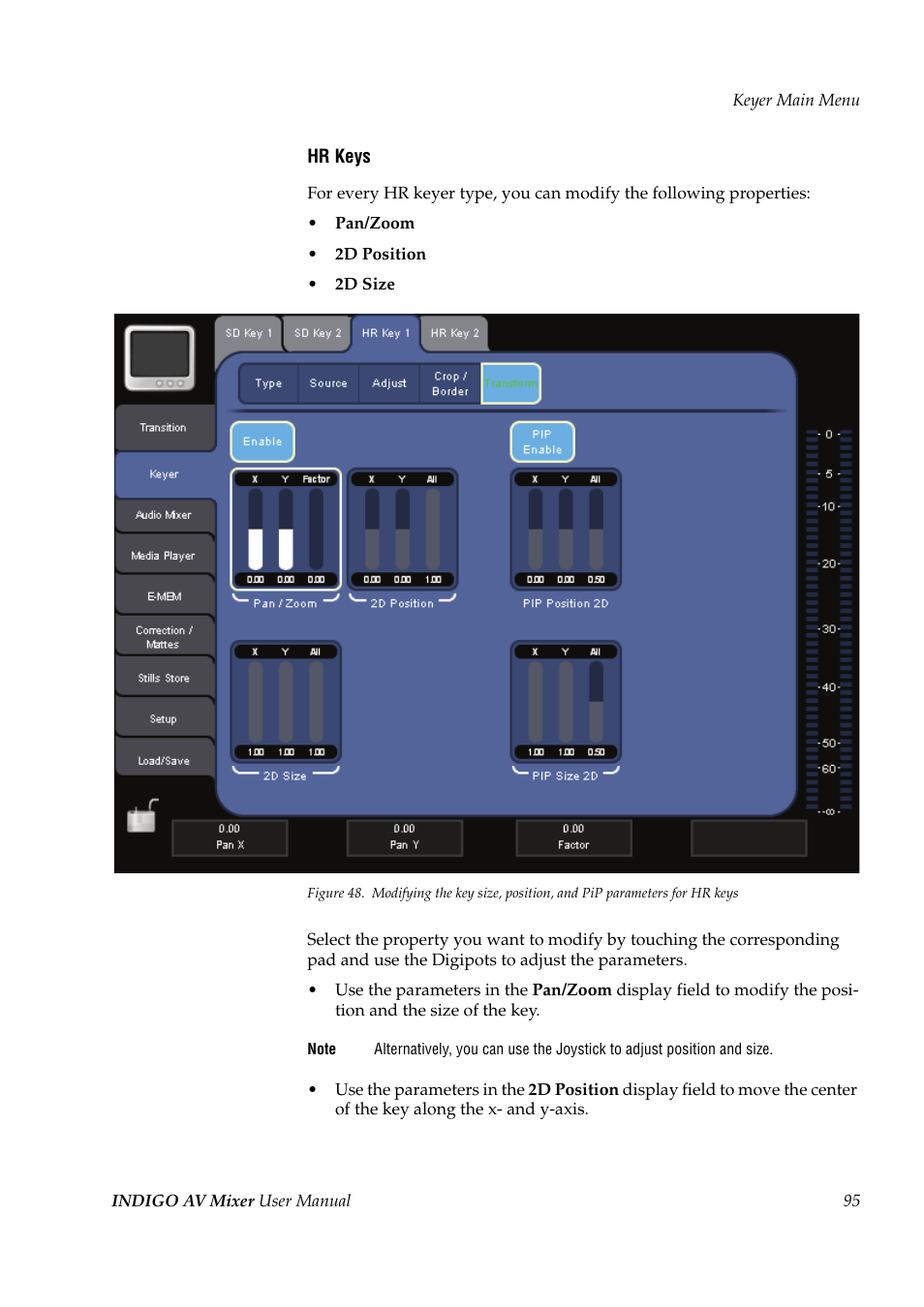 Grass Valley Indigo AV Mixer v.1.2.2 User Manual | Page 95 / 174