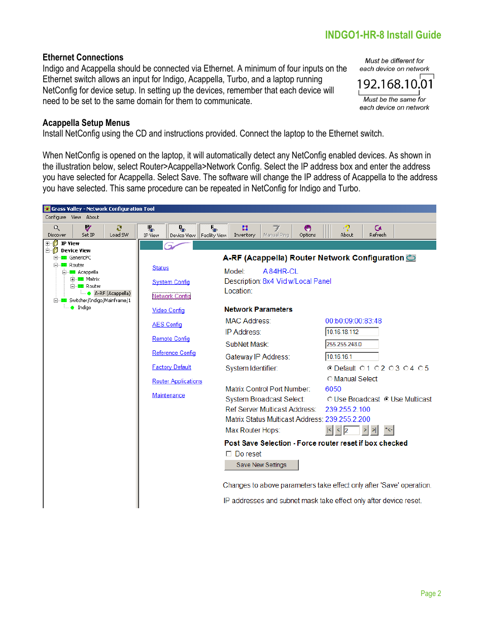 Grass Valley Indigo HD Expansion Solution User Manual | Page 2 / 4