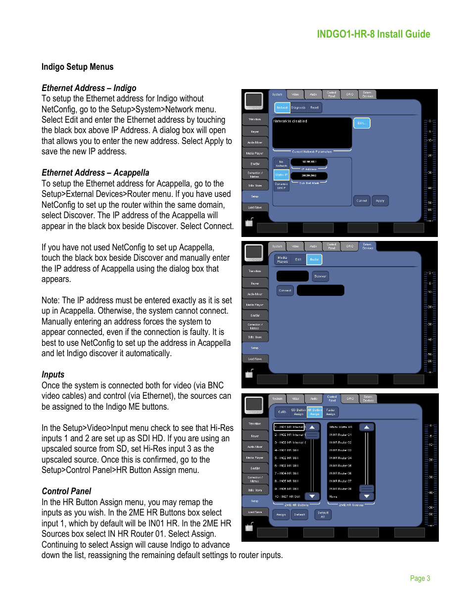 Grass Valley Indigo HD Expansion Solution User Manual | Page 3 / 4