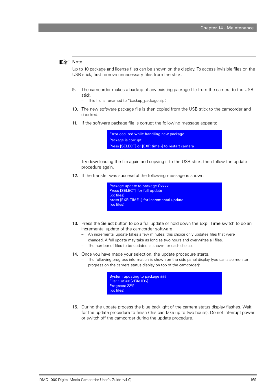 Grass Valley DMC 1000 v.12.4 User Manual | Page 169 / 176