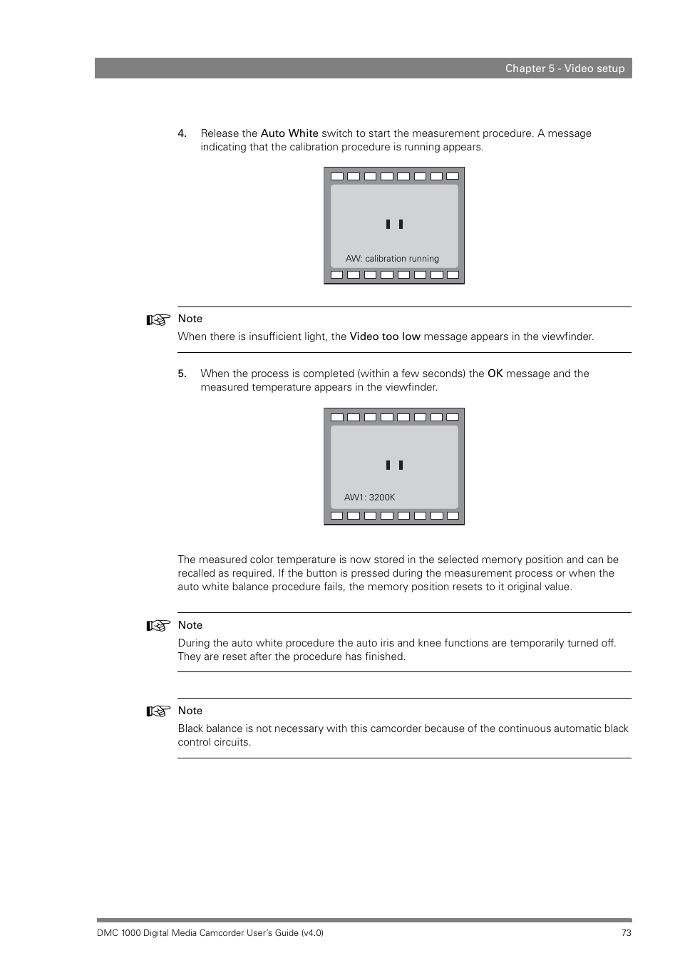 Grass Valley DMC 1000 v.12.4 User Manual | Page 73 / 176