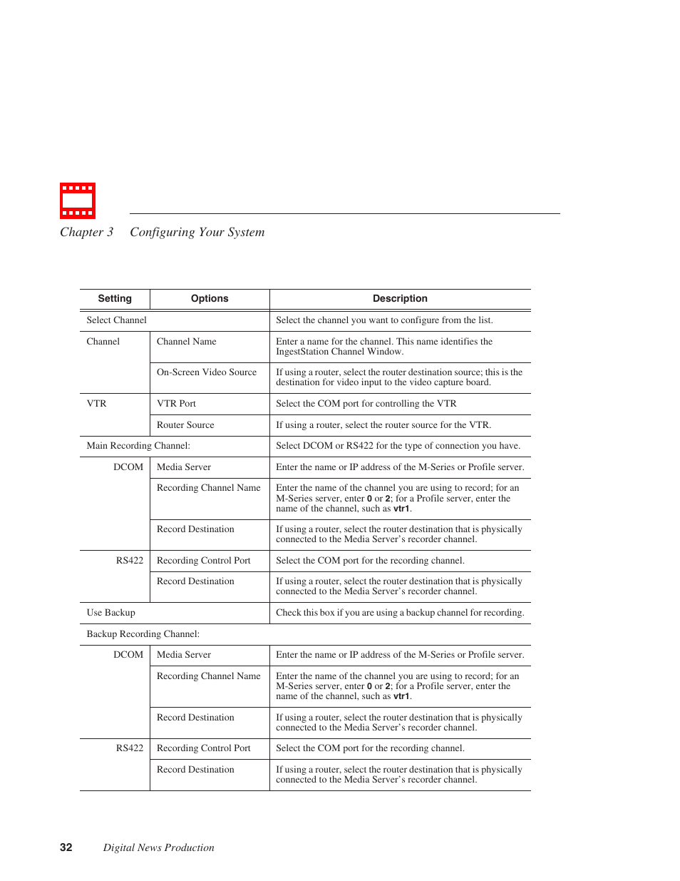 Chapter 3 configuring your system | Grass Valley IngestStation v.1.0 User Manual | Page 34 / 58