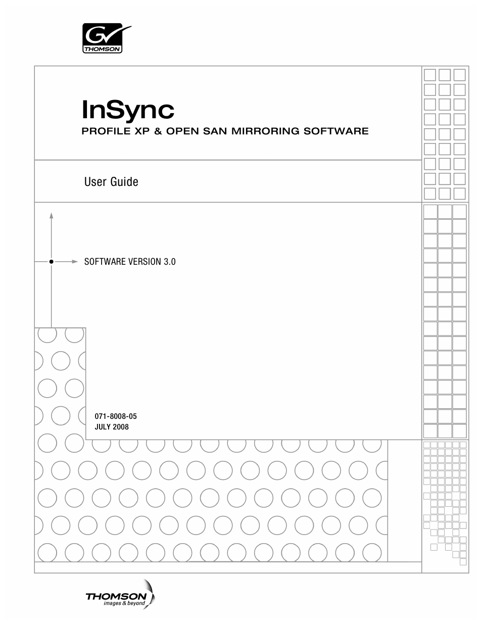 Grass Valley Profile InSync v.3.0 User Manual | 20 pages