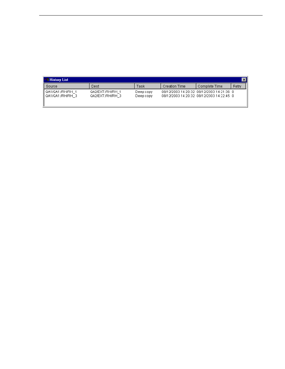 Viewing synchronization history, Viewing the history log, Changing the slave profile xp to be master | Grass Valley Profile InSync v.3.0 User Manual | Page 19 / 20