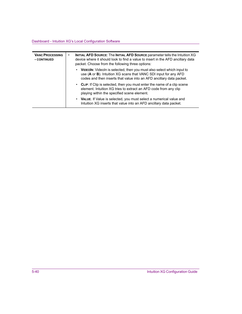 Grass Valley Intuition XG v.5.0 User Manual | Page 103 / 111