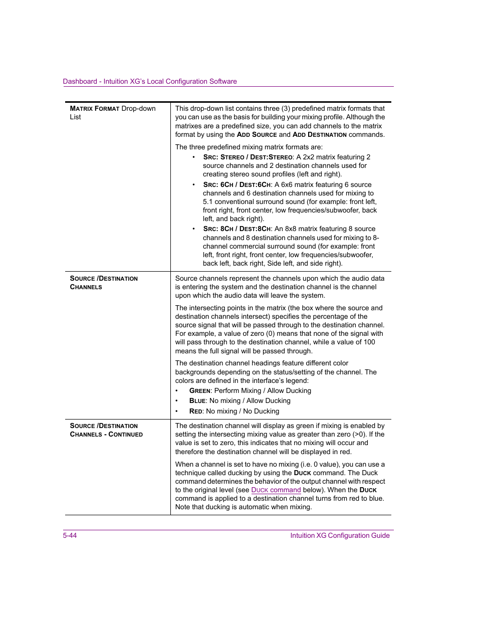 Grass Valley Intuition XG v.5.0 User Manual | Page 107 / 111