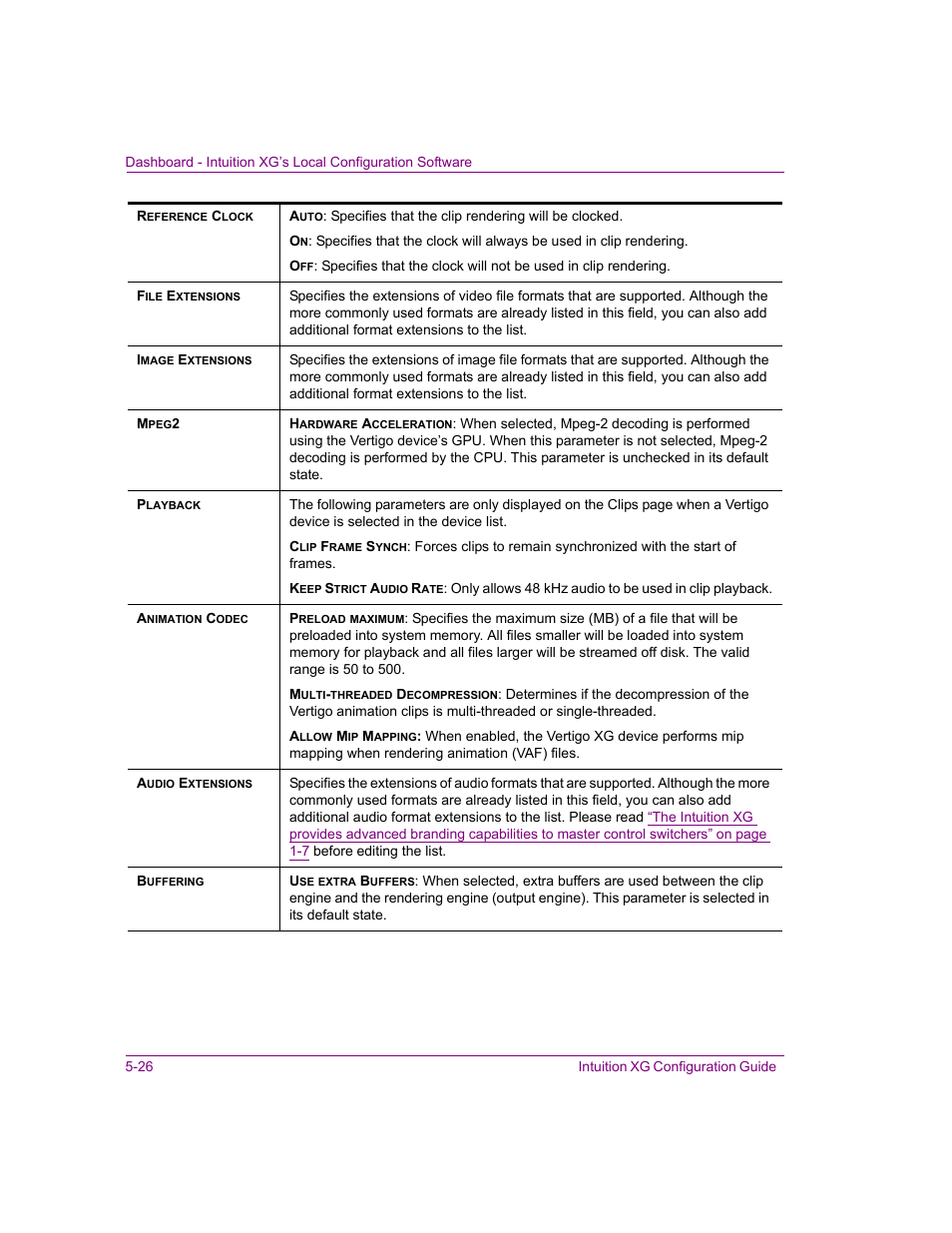 Grass Valley Intuition XG v.5.0 User Manual | Page 89 / 111