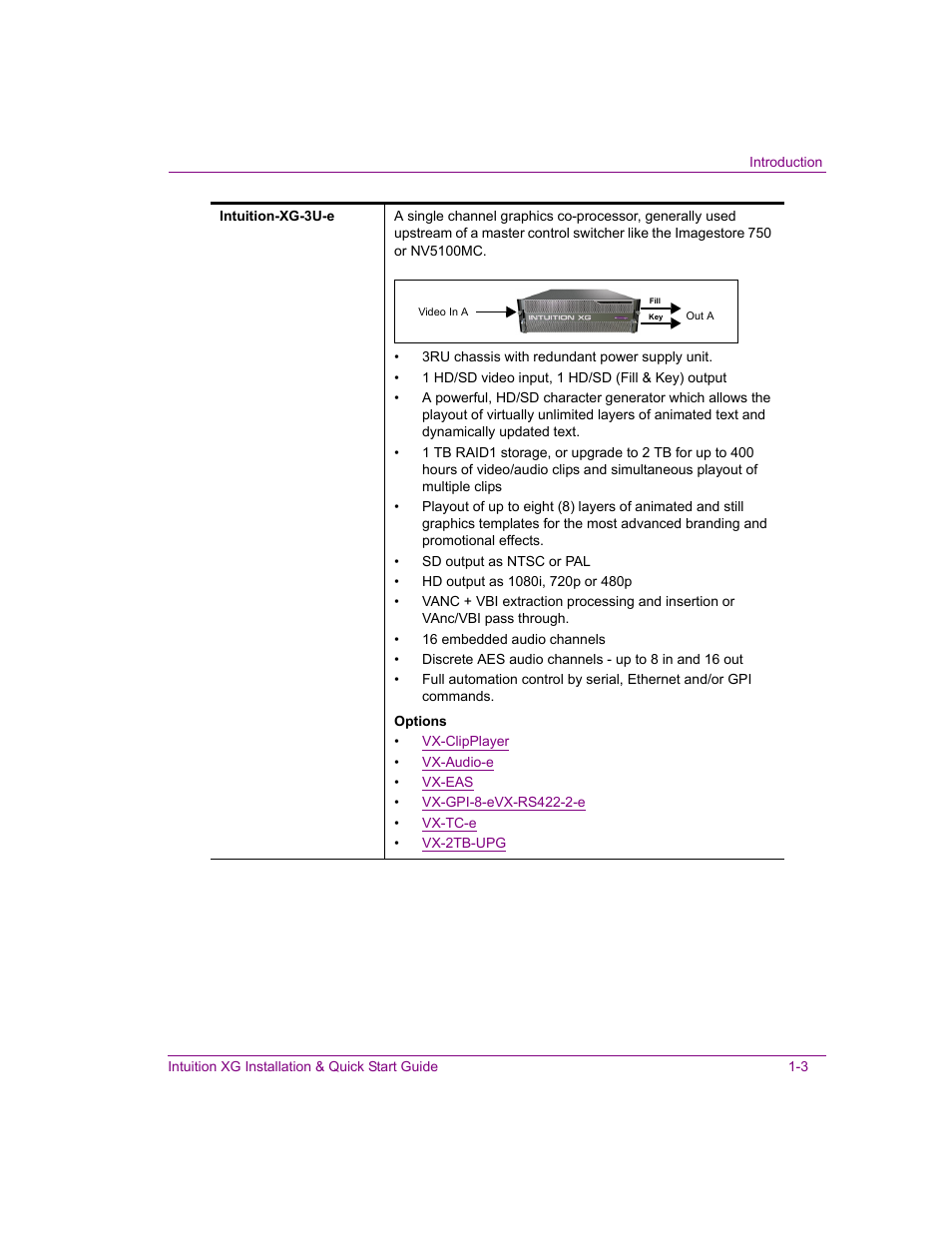 Grass Valley Intuition XG Installation v.5.0 User Manual | Page 22 / 61