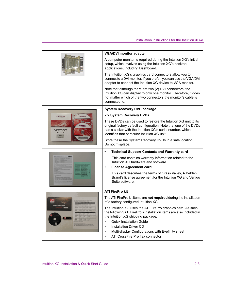 Grass Valley Intuition XG Installation v.5.0 User Manual | Page 32 / 61