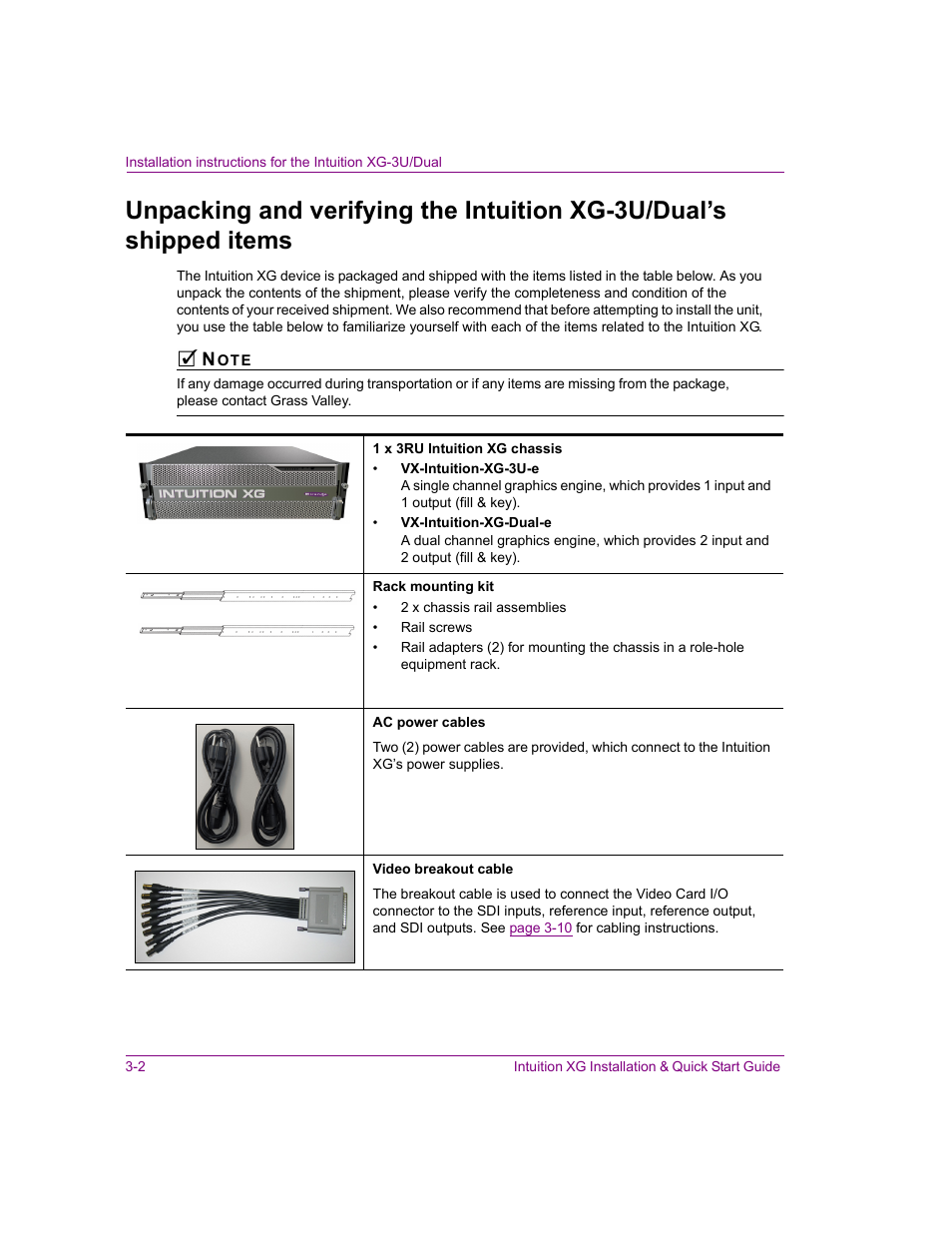 Grass Valley Intuition XG Installation v.5.0 User Manual | Page 41 / 61