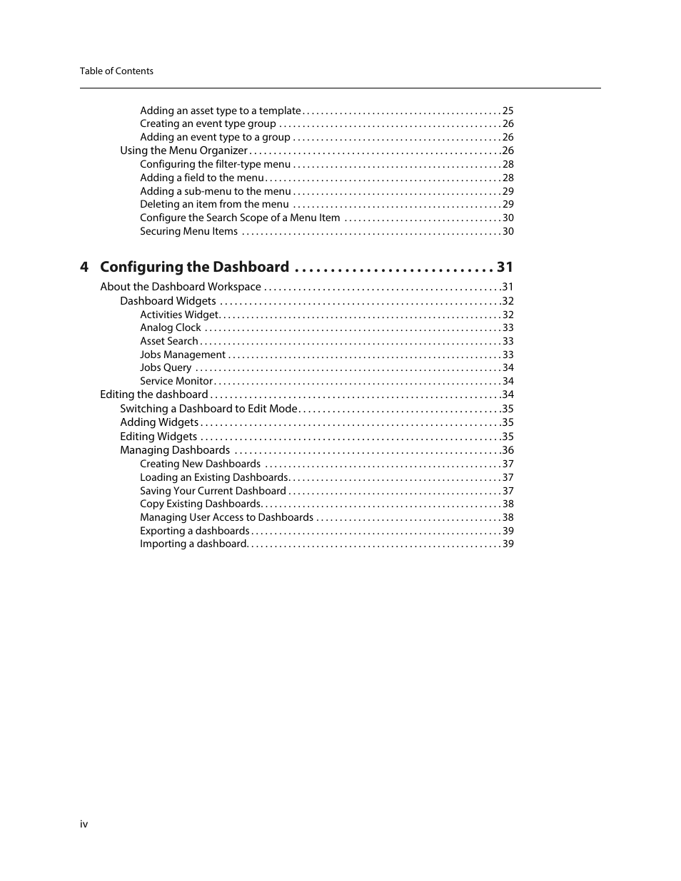 4 configuring the dashboard | Grass Valley iTX SmartClient v.2.6 System Administrator Guide User Manual | Page 4 / 45