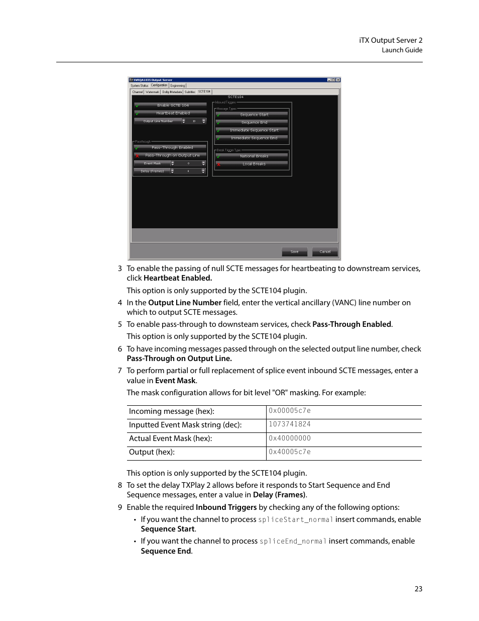 Grass Valley iTX Output Server 2 v.2.5 User Manual | Page 27 / 39