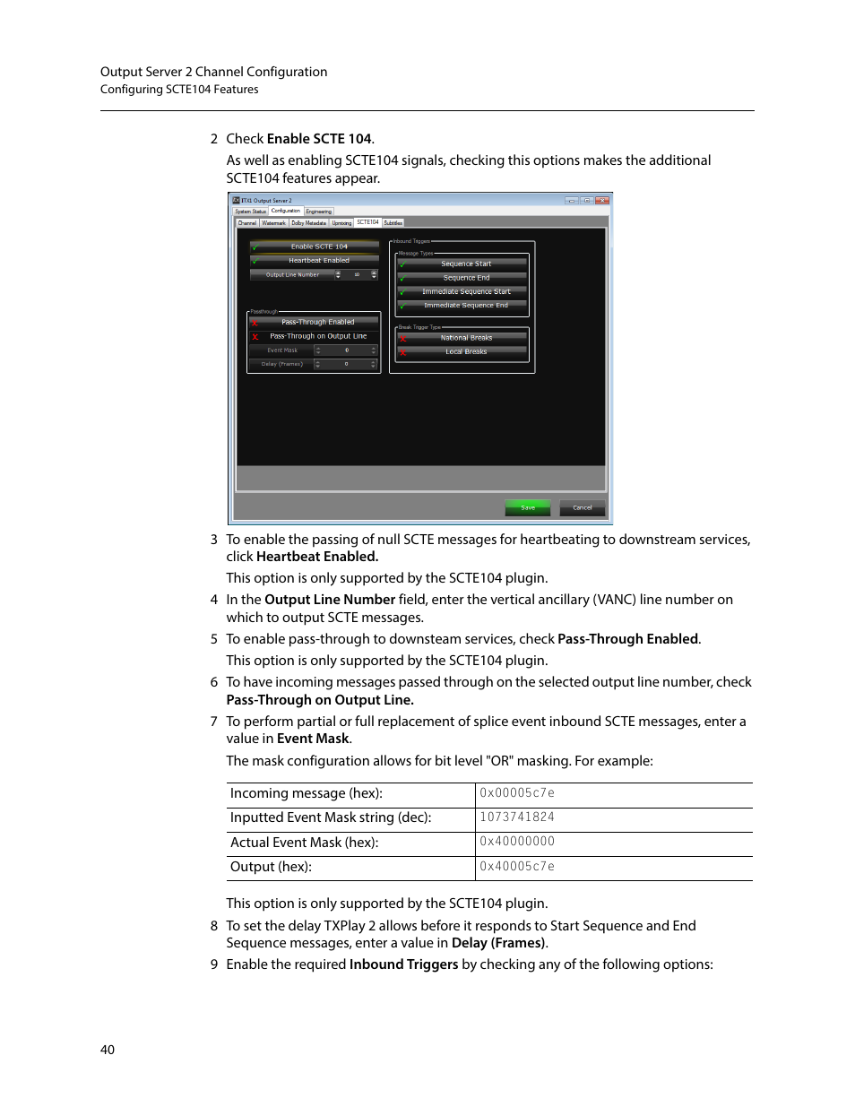 Grass Valley iTX Output Server 2 v.2.6 User Manual | Page 46 / 75