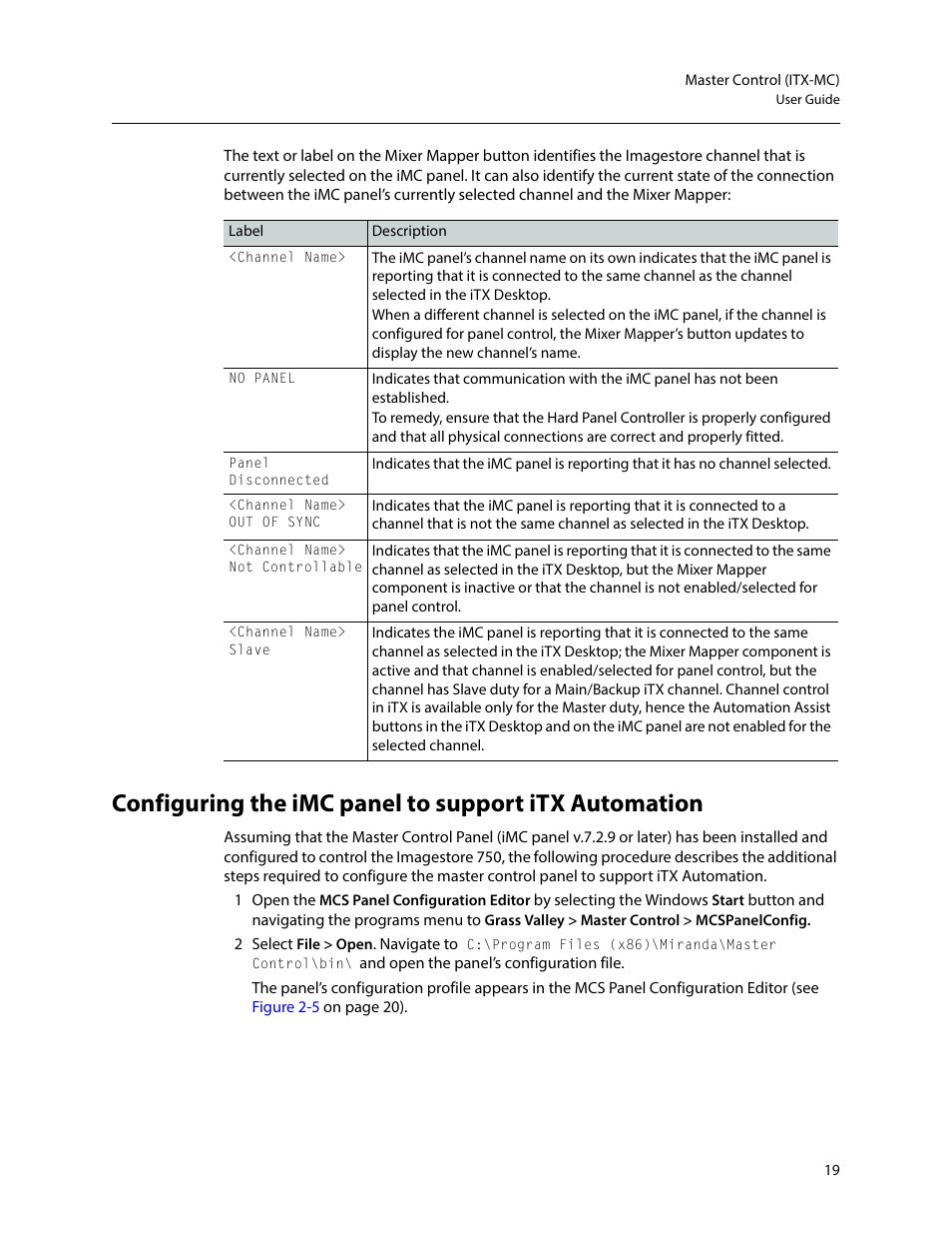 Grass Valley iTX Master Control v.2.6 User Manual | Page 23 / 44