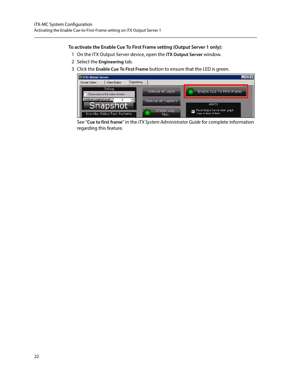 Grass Valley iTX Master Control v.2.6 User Manual | Page 26 / 44