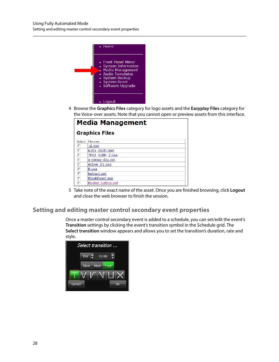 Grass Valley iTX Master Control v.2.6 User Manual | Page 32 / 44