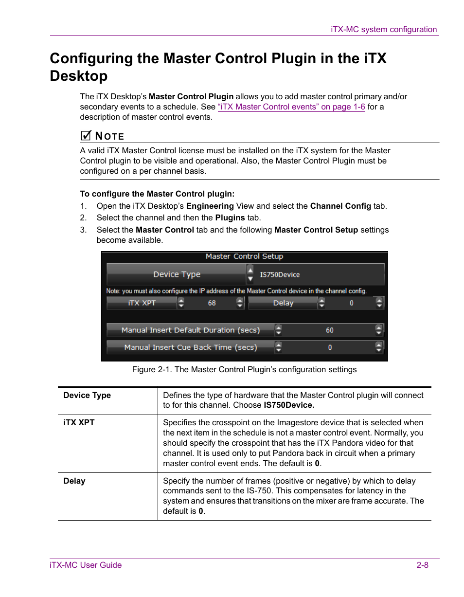 Grass Valley iTX Master Control v.2.3 User Manual | Page 18 / 48