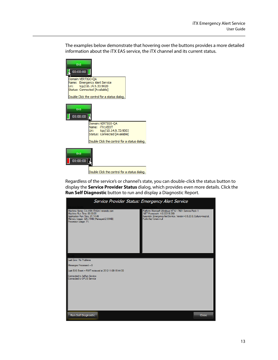 Grass Valley iTX Emergency Alert Service v.2.6 User Manual | Page 17 / 21