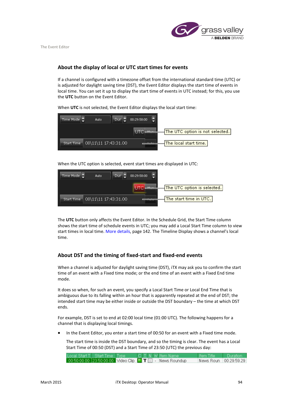 Grass Valley iTX Desktop v.2.6 User Manual | Page 114 / 373
