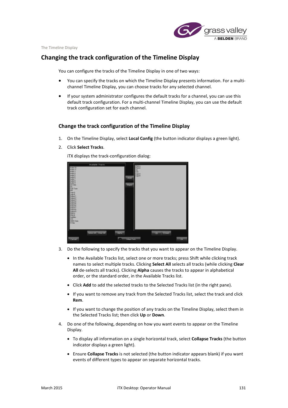 More details | Grass Valley iTX Desktop v.2.6 User Manual | Page 151 / 373