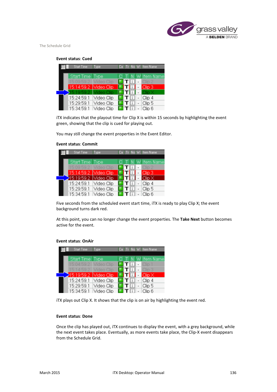 Grass Valley iTX Desktop v.2.6 User Manual | Page 156 / 373