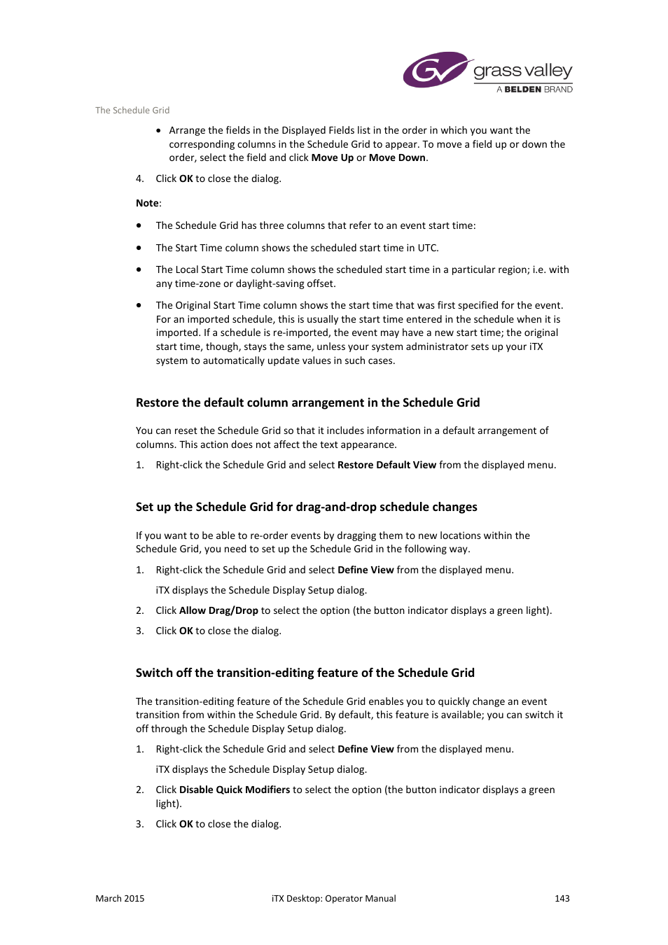 More details, E 143 | Grass Valley iTX Desktop v.2.6 User Manual | Page 163 / 373